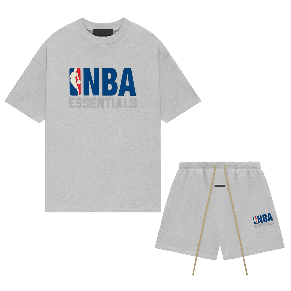 FEAR OF GOD ESSENTIALS NBA LIGHT HEATHER SUMMER SET