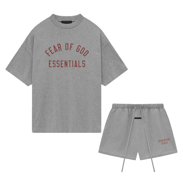 FEAR OF GOD ESSENTIALS FW24 DARK HEATHER SUMMER SET