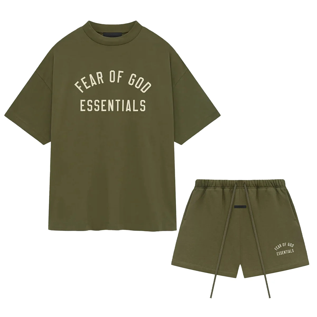 FEAR OF GOD ESSENTIALS SUMMER SET MILITARY SUMMER SET
