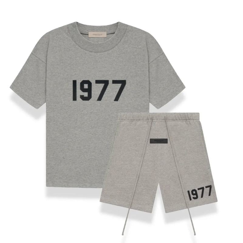 FEAR OF GOD ESSENTIALS 1977 DARK OATMEAL SUMMER SET