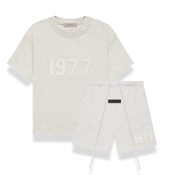 FEAR OF GOD ESSENTIALS 1977 LIGHT OATMEAL SUMMER SET