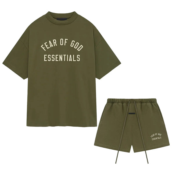 FEAR OF GOD ESSENTIALS SUMMER SET MILITARY SUMMER SET