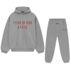 FEAR OF GOD ESSENTIALS FW24 DARK HEATHER STATE FULL SET