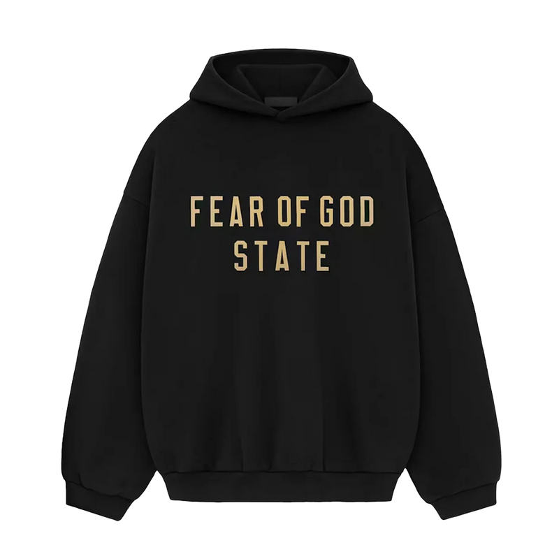 FEAR OF GOD ESSENTIALS FW24 BLACK YELLOW STATE FULL SET
