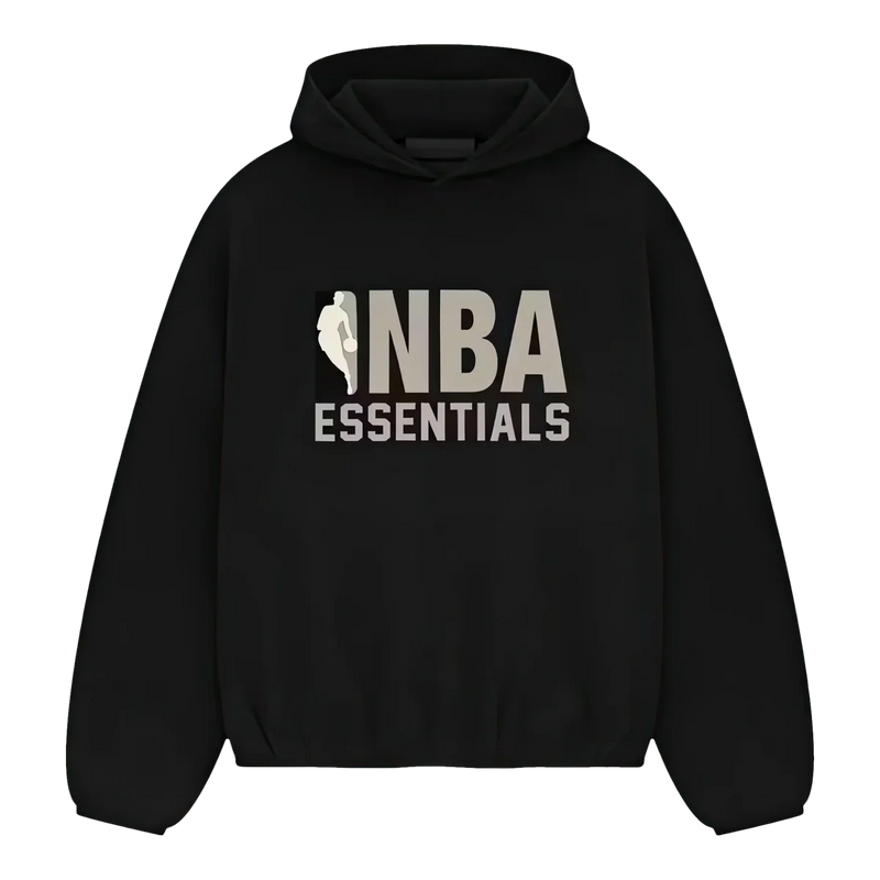 FEAR OF GOD ESSENTIALS NBA BLACK GREY FULL SET