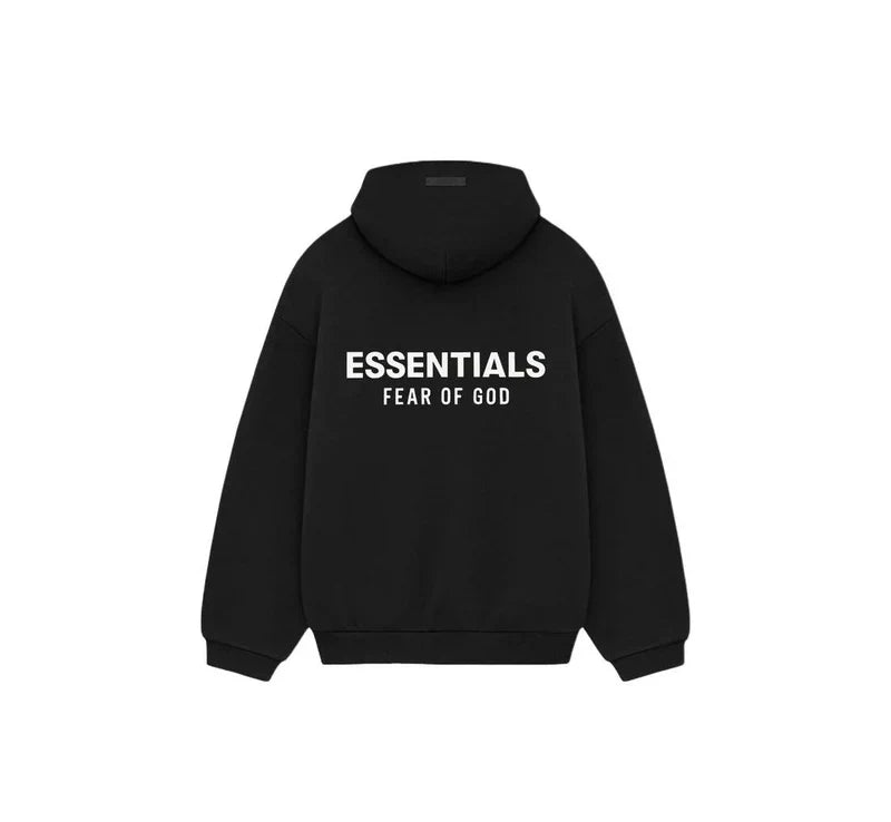 FEAR OF GOD ESSENTIALS FLEECE BLACK SET