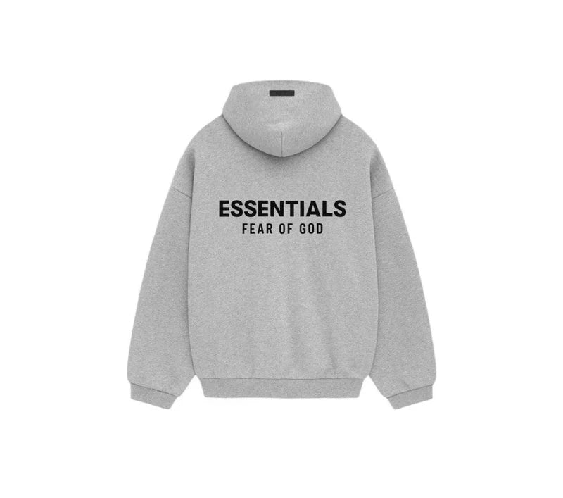 FEAR OF GOD ESSENTIALS FLEECE LIGHT HEATHER GRAY SET