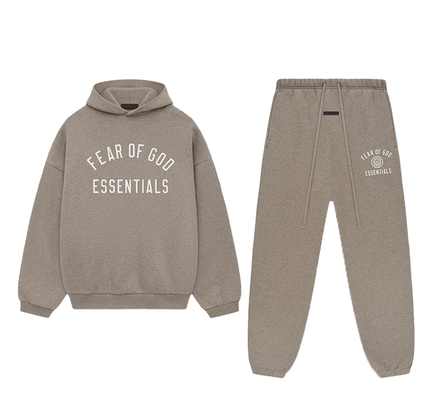 FEAR OF GOD ESSENTIALS FLEECE HEATHER GRAY FW24
