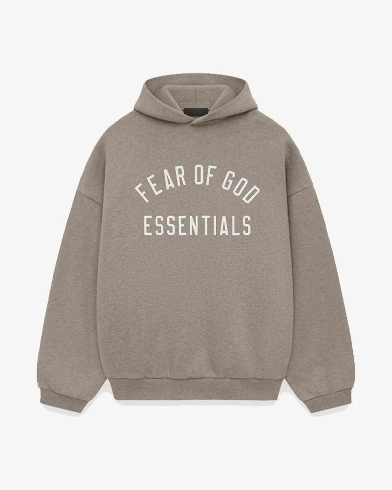 FEAR OF GOD ESSENTIALS FLEECE HEATHER GRAY FW24