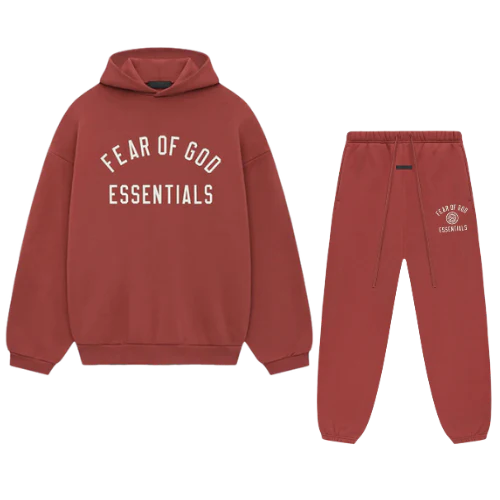 FEAR OF GOD ESSENTIALS FW24 CRIMSON FULL SET
