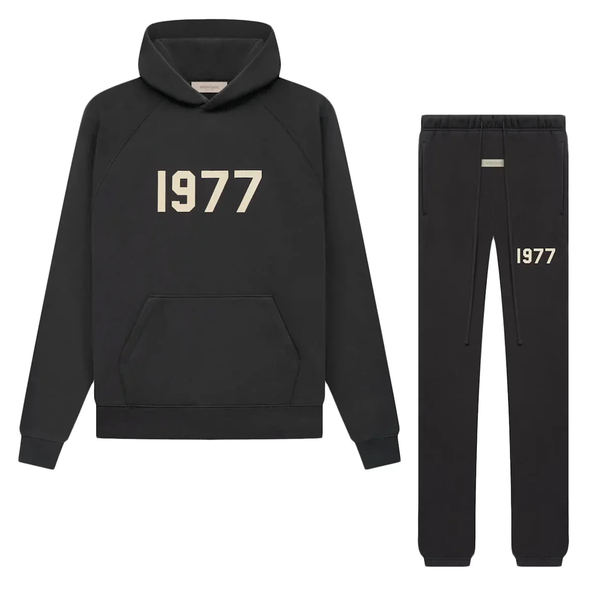 FEAR OF GOD ESSENTIALS 1977 IRON BLACK FULL SET