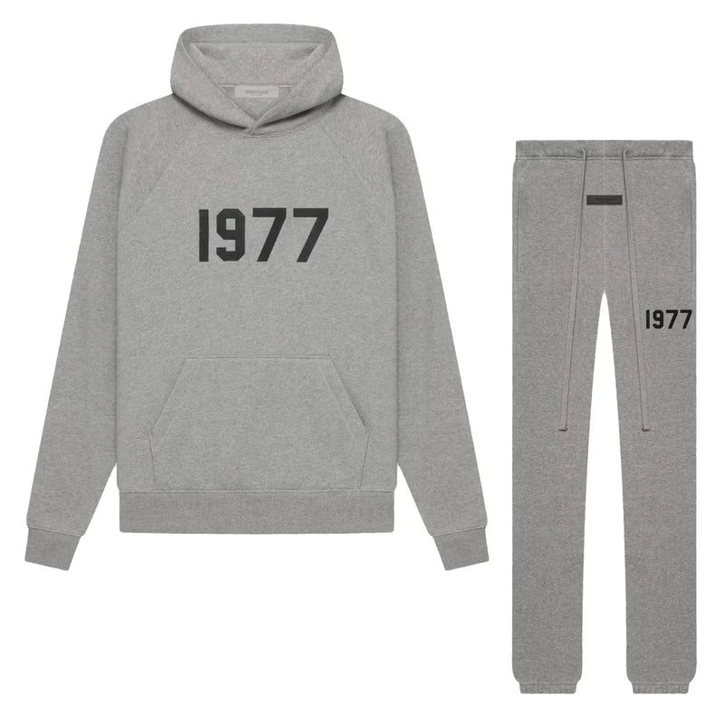 FEAR OF GOD ESSENTIALS 1977 DARK OATMEAL FULL SET
