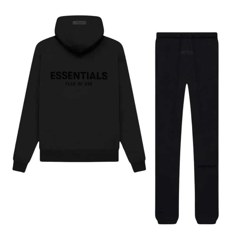 FEAR OF GOD ESSENTIALS LIMO BLACK FULL SET