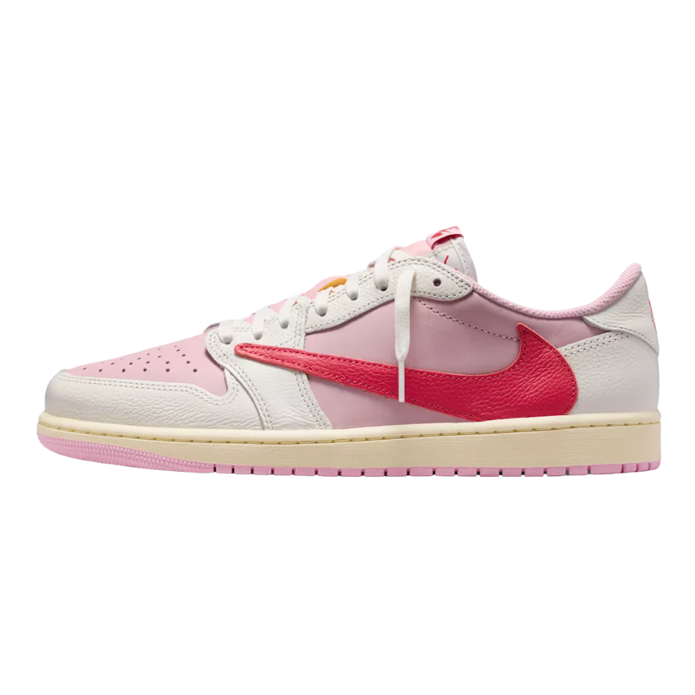 Nike Air Jordan 1 Retro Low OG SP Travis Scott Sail Tropical Pink